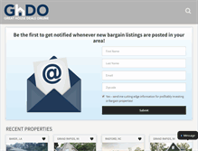 Tablet Screenshot of greathousedealsonline.com